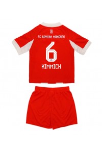 Bayern Munich Joshua Kimmich #6 Jalkapallovaatteet Lasten Kotipeliasu 2025-26 Lyhythihainen (+ Lyhyet housut)